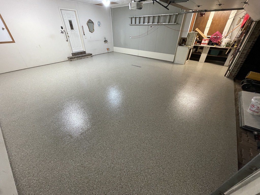 Garage floor after transformation