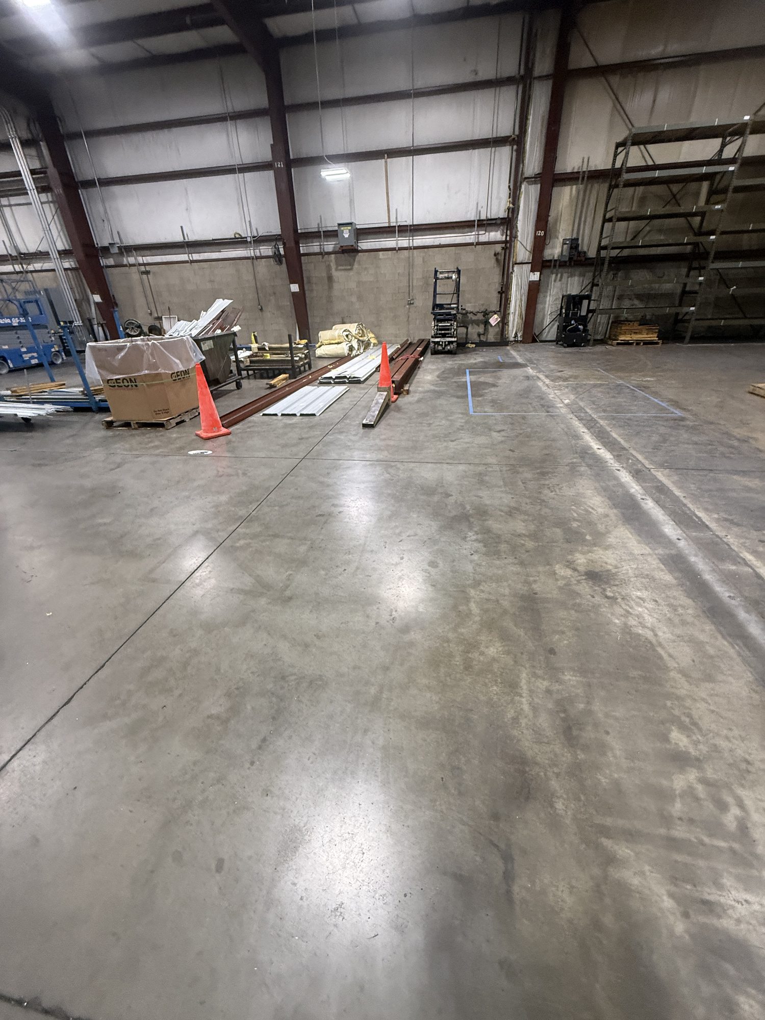 Jonathan's Polished Concrete Floor - Before