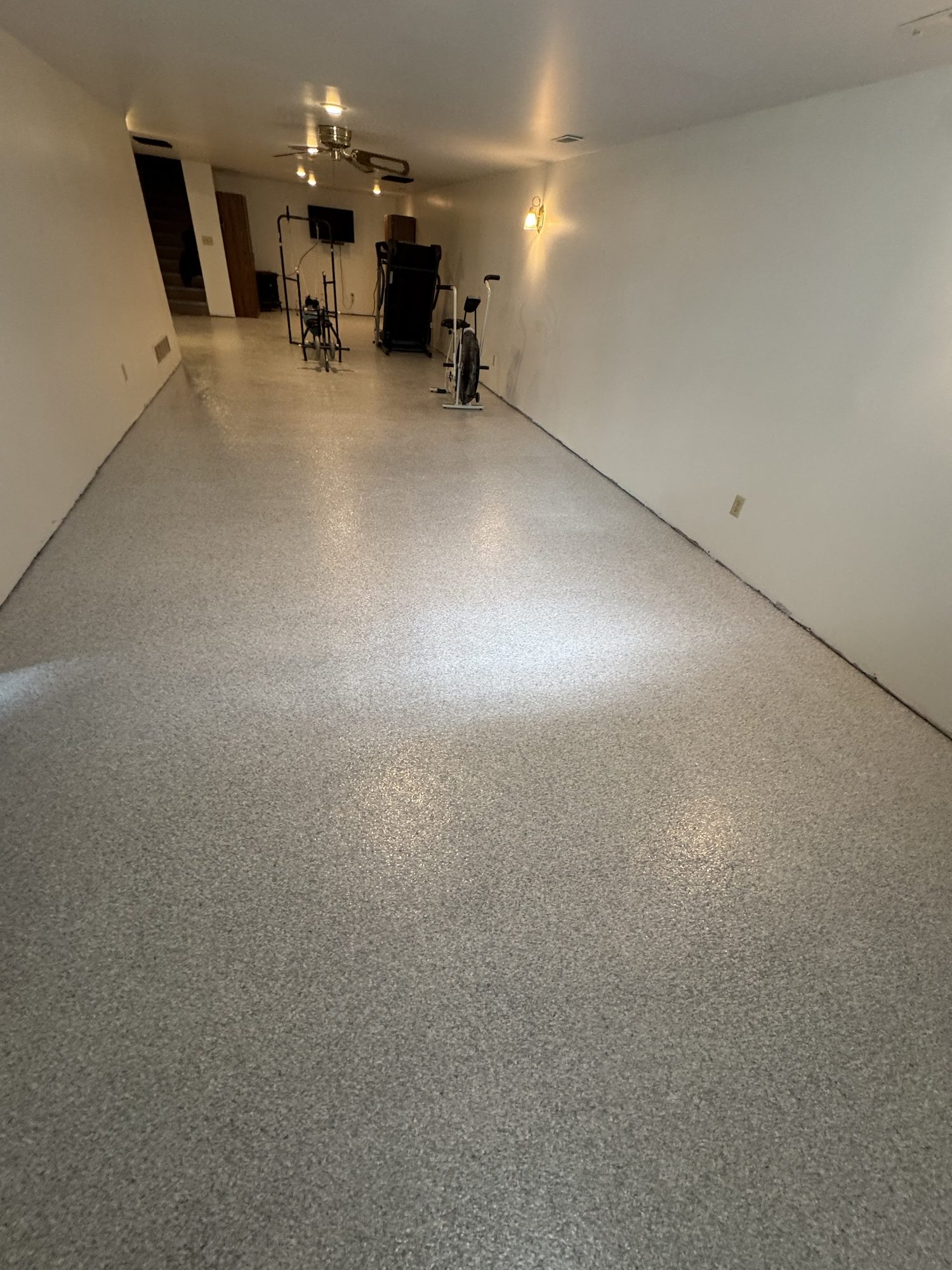John's Steamboat Basement Floor Coating - After
