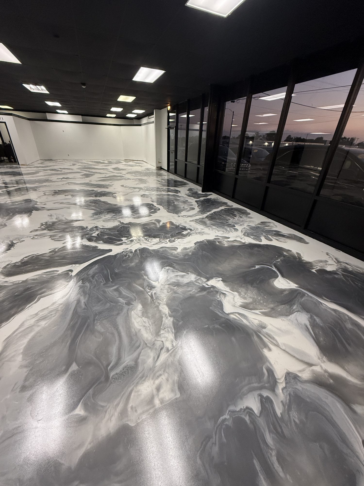 Twin City Automall Metallic Epoxy Showroom Floor - Photo 5