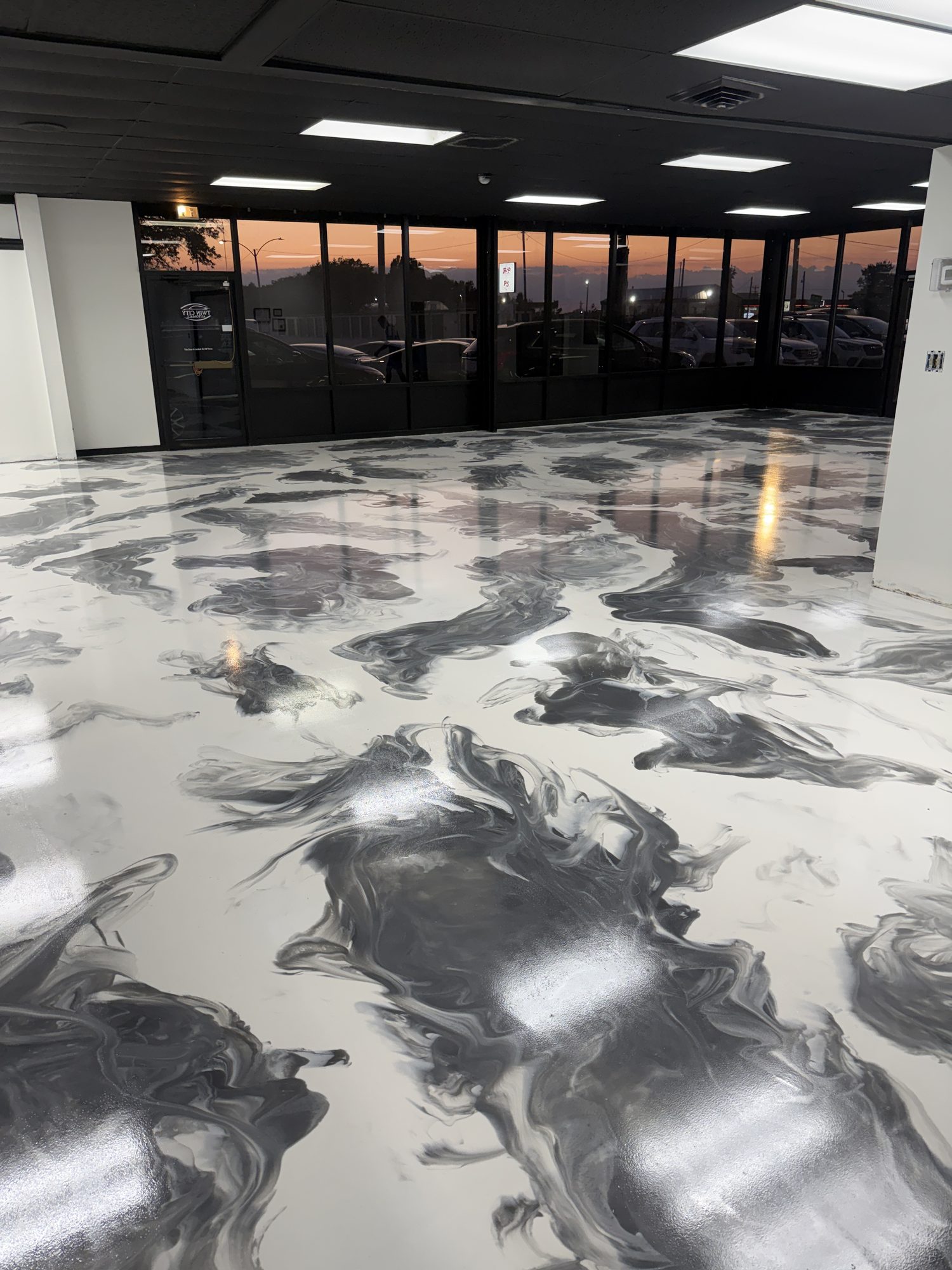 Twin City Automall Metallic Epoxy Showroom Floor - Photo 15