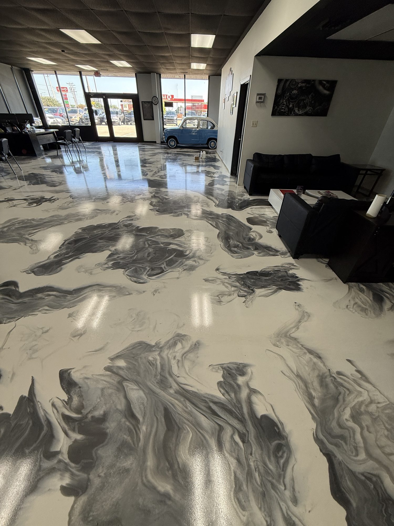 Twin City Automall Metallic Epoxy Showroom Floor - Photo 18