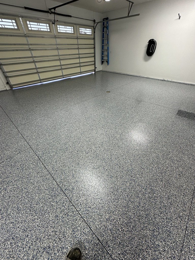 The finished Comet floor coating