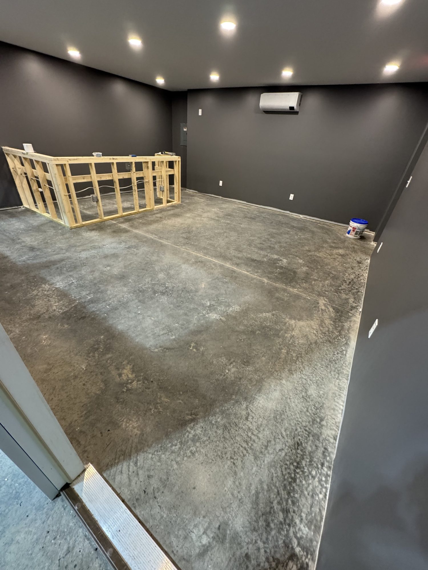 Ed's Grind & Seal Floor - Before