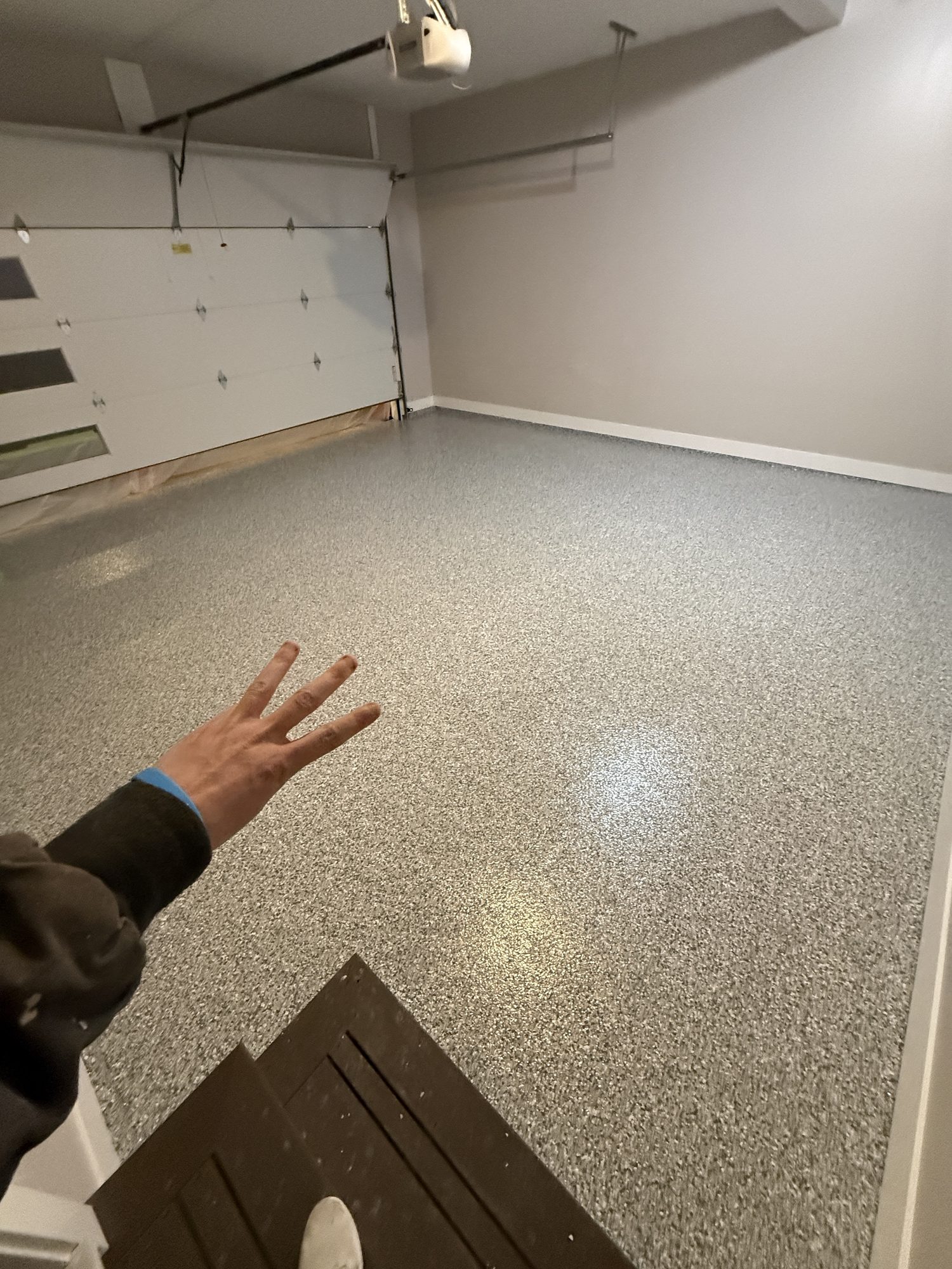 Klondike Marina Bathroom and Gravel Garage Floor Coatings - Photo 11