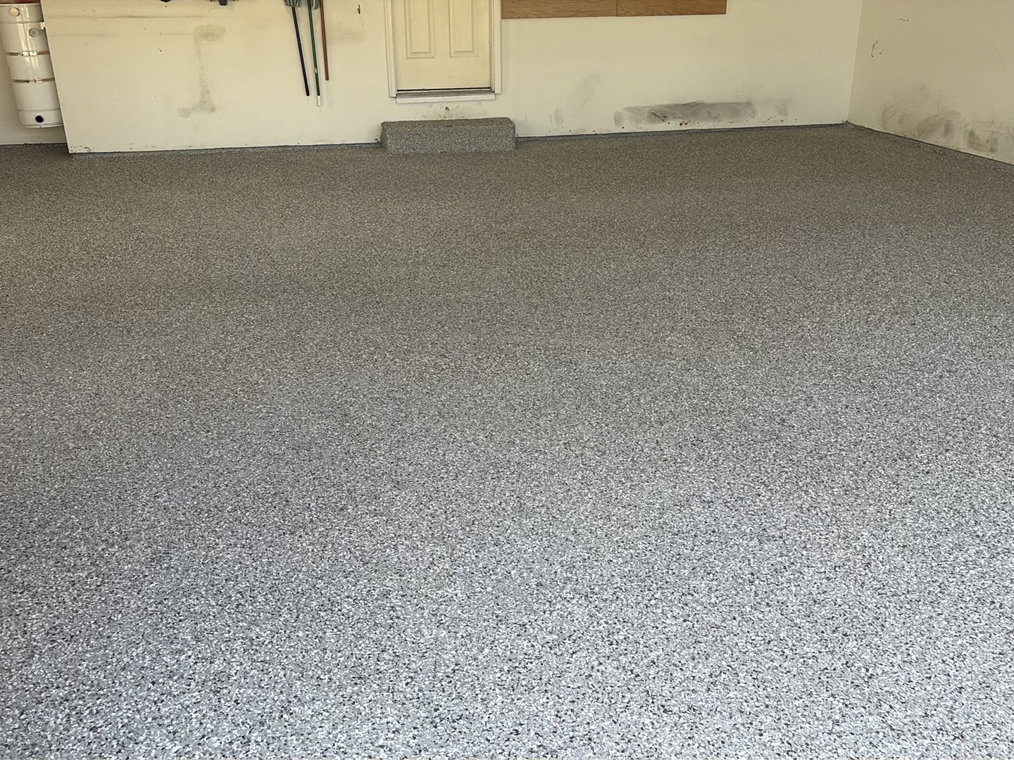 Barb-James's Creekbed Garage Floor Coating - After