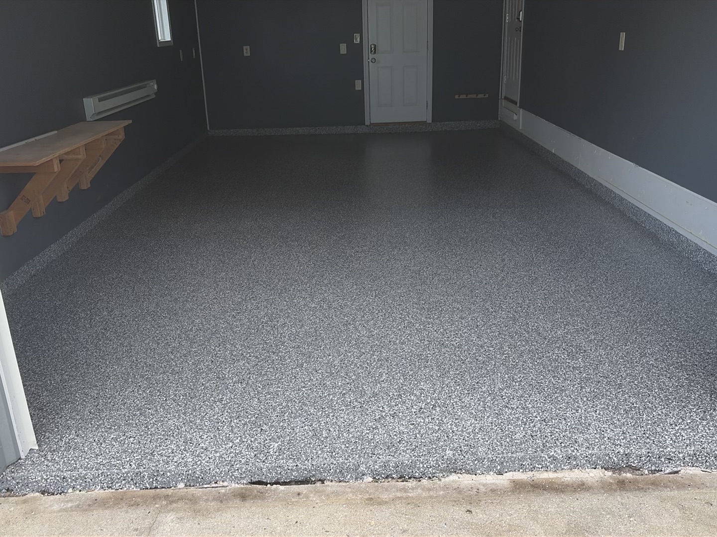 Curtis's Wombat Garage Floor Coating - After