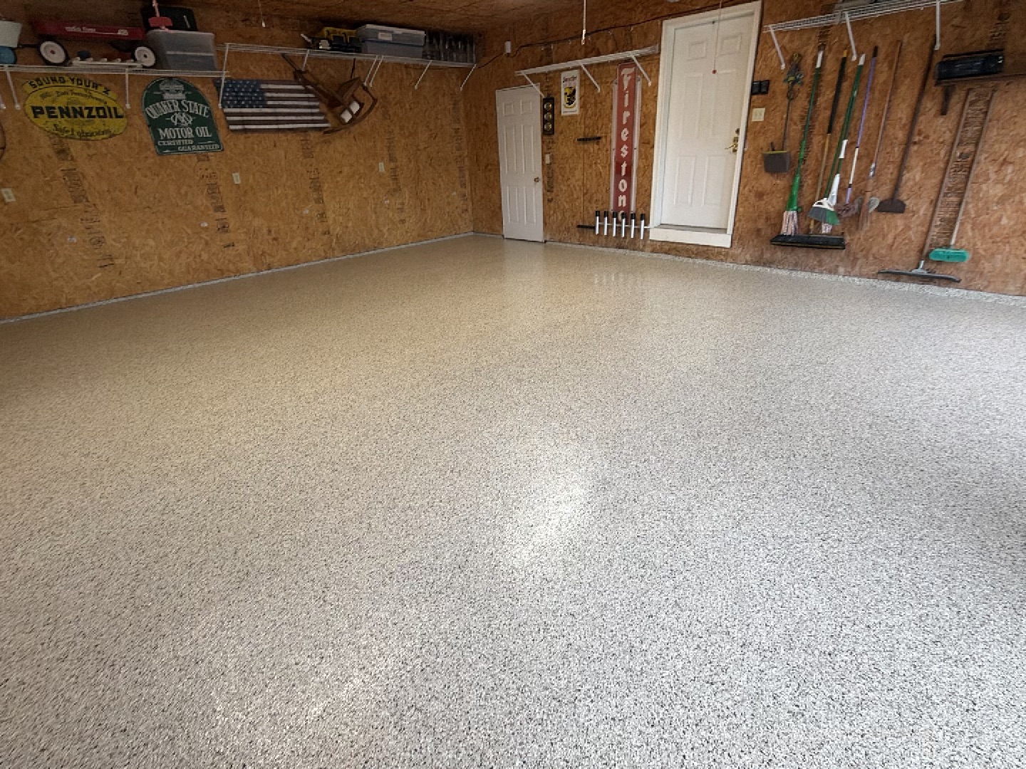 Jay's Shoreline Garage Floor Coating - After