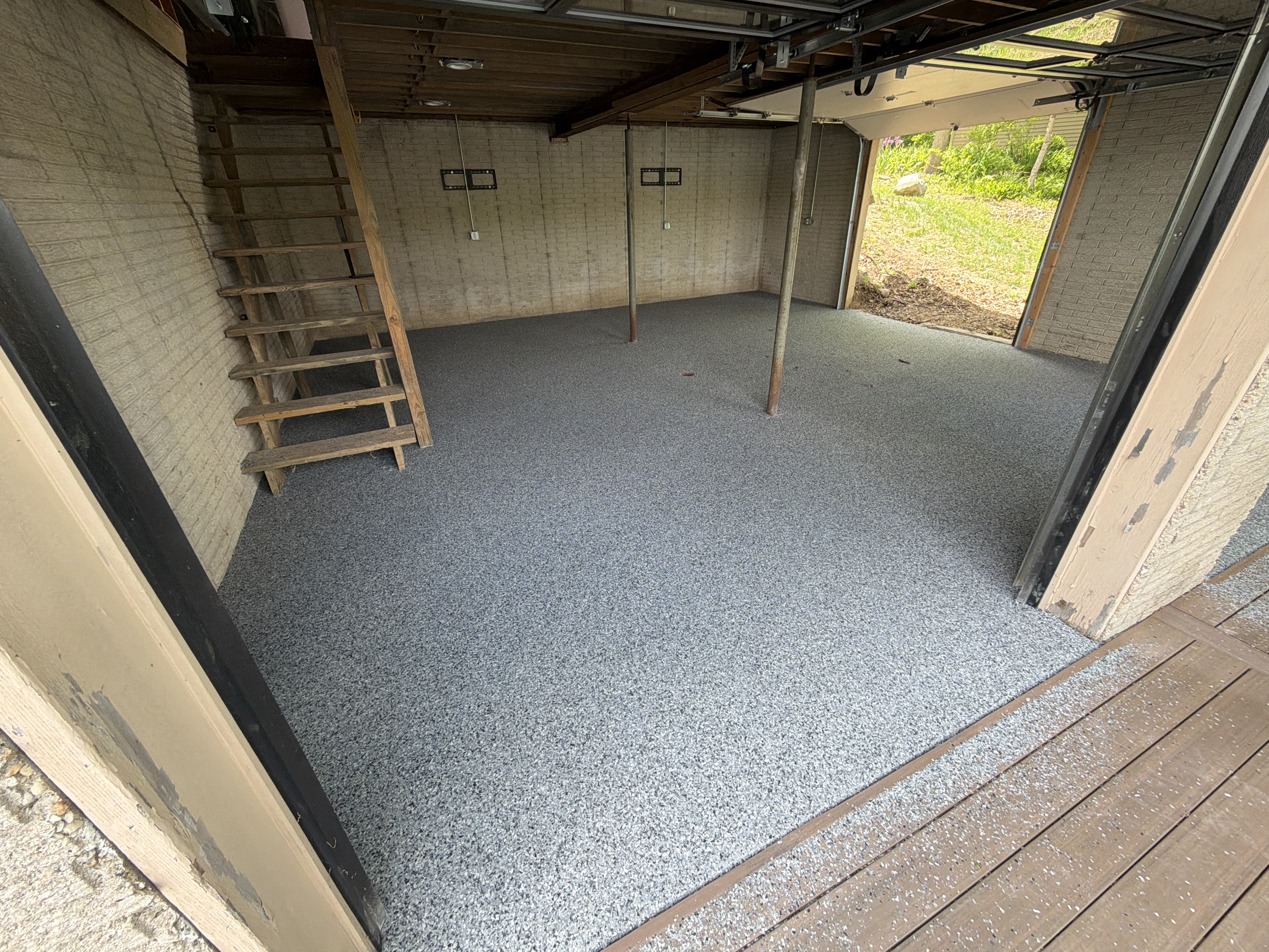 Mike's Nightfall Garage Floor Coating - After