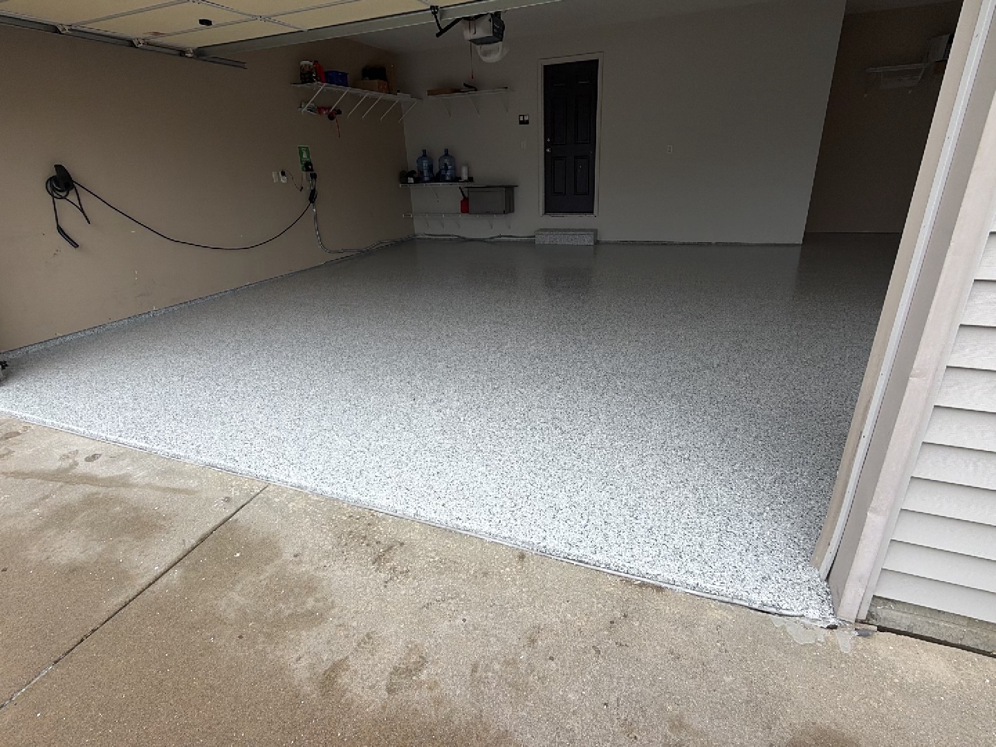 Sudarshan's Tidal Wave Garage Floor Coating - After